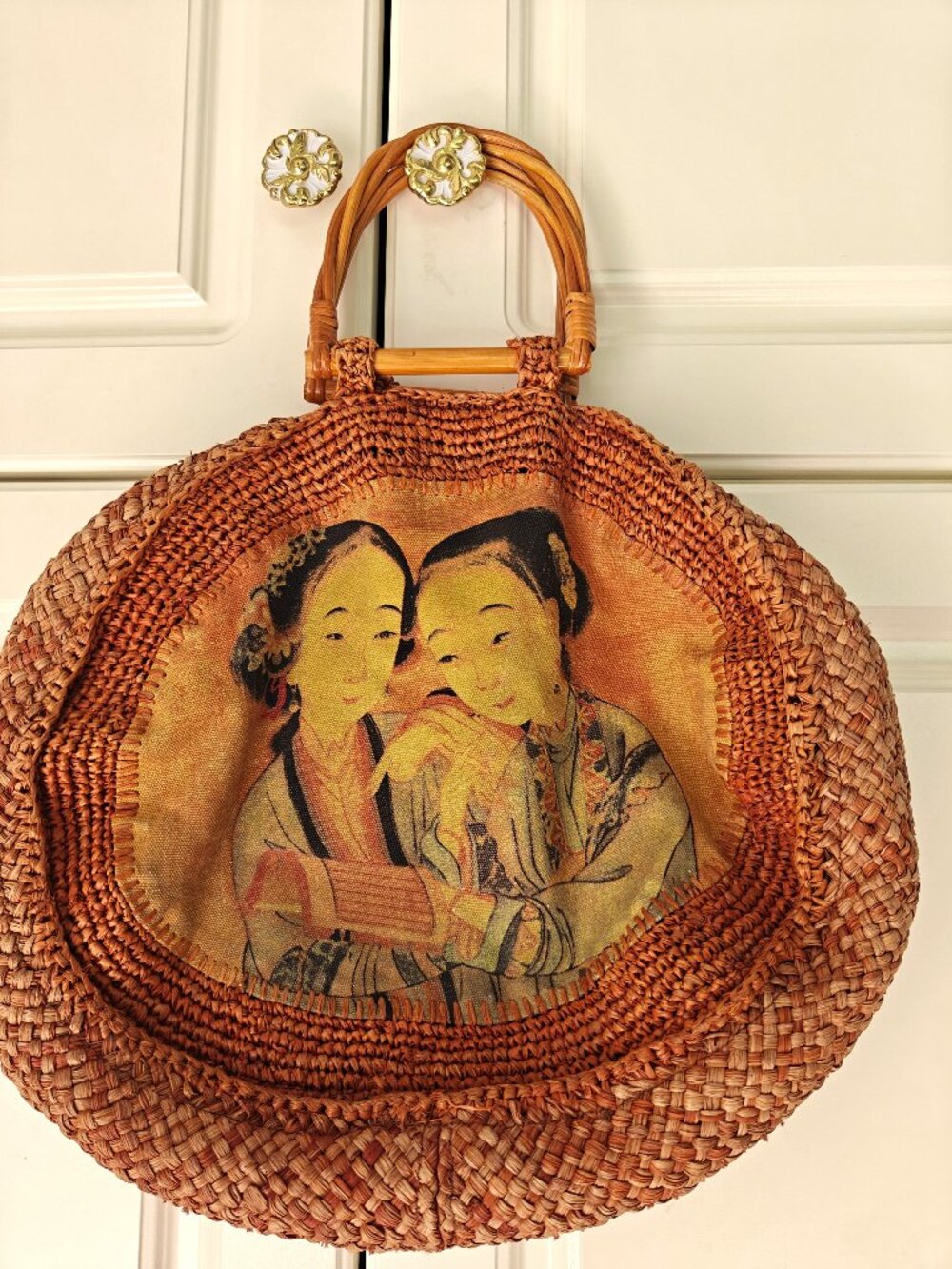 Chico's Vintage Asian Style Purse